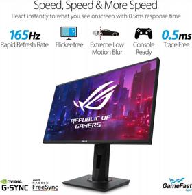 img 3 attached to ASUS VG258QR поддерживает совместимый DisplayPort 24,5 дюйма, фильтр синего света, регулировку поворота, регулировку наклона,