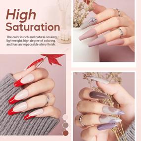 img 1 attached to AZUREBEAUTY 31-In-1 Fall Winter Dip Powder Nail Starter Kit, Brown Nude Pink Grey Acrylic Dipping Powder 20 Light/Dark Trend Colors 2022 Upgraded Professional Set With Recycling Tray System & Liquid Top/Base Coat Activator For French Nail Art Manicure DIY Salon
