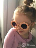 img 1 attached to Cute Flower Round Sunglasses For Kids - ADEWU UV 400 Protection Girls & Boys Gifts review by Mario Haan