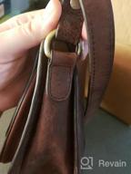 img 1 attached to Crossbody Bags For Women - Real Leather Multi Pocket Travel Purse And Sling Bag review by Kianoush Hinrichsen