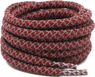 stay safe and visible with delele reflective shoe laces - 2 pairs of 4/25" thick round cords logo