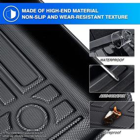 img 1 attached to TGBROS Custom All Weather Non Slip Odourless Interior Accessories : Floor Mats & Cargo Liners