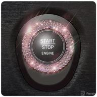 blinglife car engine start stop button cover logo