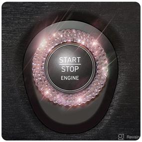 img 4 attached to Blinglife Car Engine Start Stop Button Cover