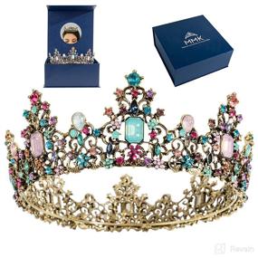 img 4 attached to 👑 Vintage Baroque Princess Girl Crown