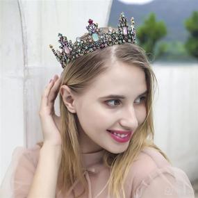 img 3 attached to 👑 Vintage Baroque Princess Girl Crown