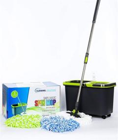 img 2 attached to Effortlessly Clean with Simpli-Magic 79117 Spin Mop Cleaning Kit – Includes Refills, Mop & Refills - Black/Green