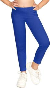 img 4 attached to 👧 CAOMP Girls 100% Organic Cotton Leggings - Premium Girls' Clothing on Leggings