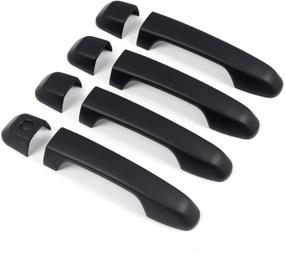 img 2 attached to Enhance Your Toyota 4Runner's Style with ITrims Door Handle Cover Trim - Matte Black (8PCS)