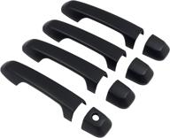 enhance your toyota 4runner's style with itrims door handle cover trim - matte black (8pcs) логотип