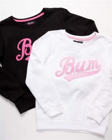 img 3 attached to 👕 B U M Equipment Girls Sweatshirt: Stylish Active Wear for Girls' Clothing