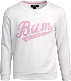 img 1 attached to 👕 B U M Equipment Girls Sweatshirt: Stylish Active Wear for Girls' Clothing