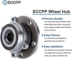 img 2 attached to ECCPP Front Wheel Hub Bearing 513253: Perfect Fit for A3, TT Quattro, Beetle, CC, GTI, Passat, Golf (No ABS)