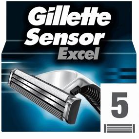 img 4 attached to Gillette Sensor Excel replacement cassettes, 5 pcs.