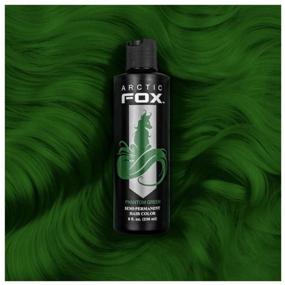 img 3 attached to Arctic Fox Semi-Permanent Hair Color, phantom green, 236 ml
