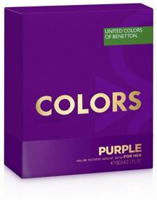 img 4 attached to 💜 UCB Colors de Benetton Purple EDT, 80ml