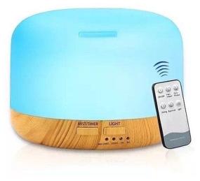 img 4 attached to Ultrasonic Air Humidifier Portable Desktop Humidifier with Light for Room 500ml