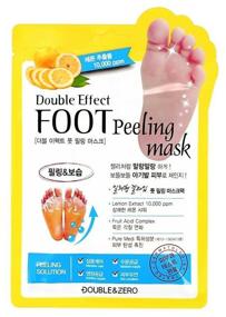 img 3 attached to Double & Zero Socks for pedicure Double effect foot peeling mask, 40 ml, 40 g
