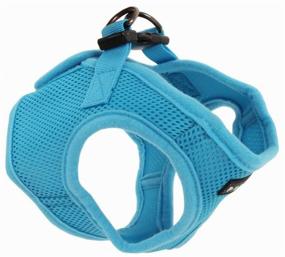 img 4 attached to Puppia Soft vest harness B, neck circumference 19 cm, light blue, XS