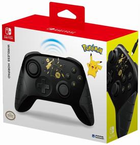 img 3 attached to Gamepad HORI HORIPAD for Nintendo Switch, Pikachu Black & Gold