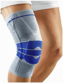 img 3 attached to Caliper bandage fixator on the knee joint with reinforced silicone protection and stiffeners Knee, size S gray