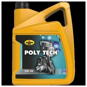 img 2 attached to Synthetic motor oil Kroon Oil Poly Tech 5W-40, 5 l, 1 pc