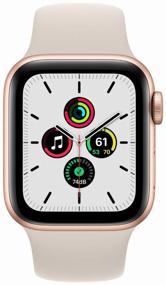 img 2 attached to 🌟 Golden/Shining Star Apple Watch SE 40mm Aluminium Case RU Smart Watch: A Stylish and Affordable Timepiece
