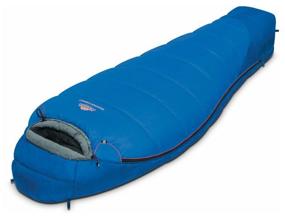 img 4 attached to 🏔️ Blue Alexika Mountain Scout Sleeping Bag with Left-Side Zipper