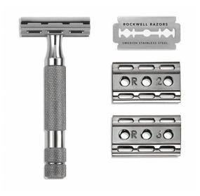 img 3 attached to ✂️ Rockwell Razors 6C T-Shape Razor: Gunmetal Chrome, 5 Replacement Blades - Superior Shaving Experience!