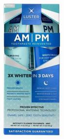 img 3 attached to Luster Premium White AM/PM Whitening System - Innovated Toothpaste Set