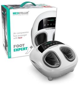 img 3 attached to Комбинированный массажер для ног электрический MEDISTELLAR FOOT EXPERT MS 44, белый