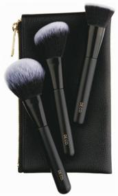 img 3 attached to A set of face makeup brushes `DECO.` in a case 3 pcs