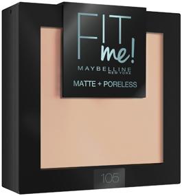 img 3 attached to Maybelline New York Fit Me Compact Pore Concealing Mattifying Powder 105 Natural Beige