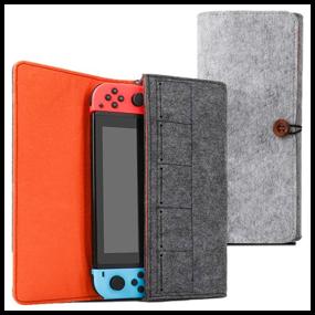img 4 attached to Чехол кейс-сумка для Nintendo Switch, цвет тёмно-серый