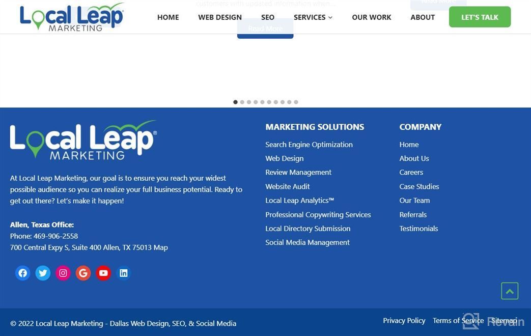 img 1 attached to Local Leap Marketing review by Matthew Allen