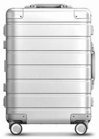 img 4 attached to 🧳 Stylish and Durable: Xiaomi Silver Suitcase - The Perfect Travel Companion