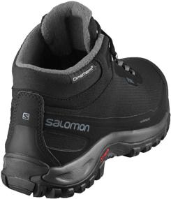 img 3 attached to Salomon low shoes, size 8 / 26, black/ebony/black