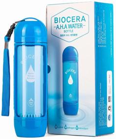 img 3 attached to Ионизатор Biocera A.H.A Water Bottle blue