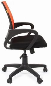 img 3 attached to Computer chair Chairman 696 office, upholstery: textile, color: black/orange