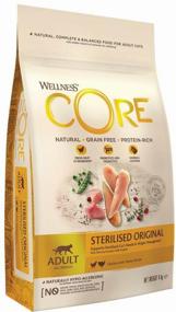 img 4 attached to Dry food for sterilized cats Wellness CORE Grain Free Cat Sterilized with chicken and turkey, 4 kg