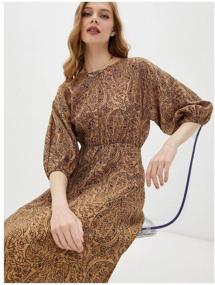 img 2 attached to Baon Dress, Size S, beige printed