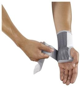 img 4 attached to Push Braces Med Wrist Brace left, size 4, gray