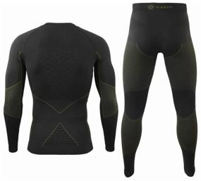 img 2 attached to Thermal underwear for men. Black. Size 2XL (52-54), height 182-188cm.