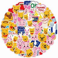 set of stickers "winnie the pooh" 50pcs / "vinnie the pooh" / self-adhesive stickers logo