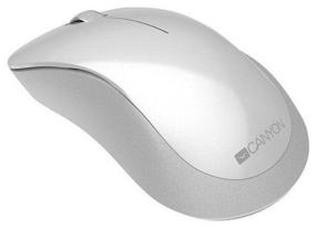 img 3 attached to Canyon 2.4 GHz Wireless mouse , with 3 buttons, DPI 1200, Battery: AAA*2pcs , pearl white grey67*109