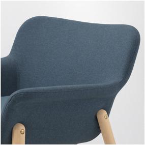 img 4 attached to Armchair IKEA VEDBU, 73 x 48 cm, upholstery: textile, color: Gunnared blue