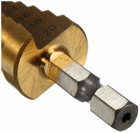 img 2 attached to Metal step drill A-market 4-20 mm Titanium-Coated HSS Step Drill