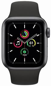img 3 attached to Apple Watch SE 40mm Aluminum Case RU, space grey/black