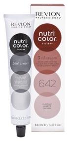 img 2 attached to Revlon Professional Краситель прямого действия Nutri Color Filters 3 In 1 Cream, 821 silver beige, 100 мл