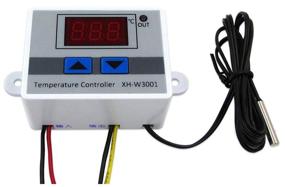 img 2 attached to Temperature controller techmeter XH-W3001 110V-220V/1500W (Grey)